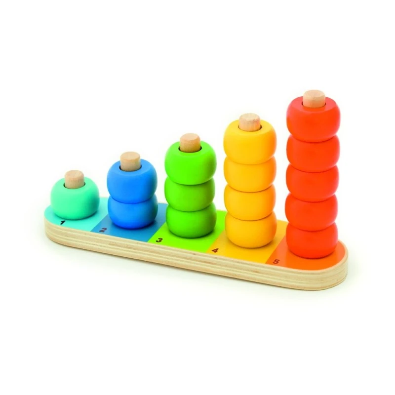 Дидактическа играчка Pino, Цветни пръстени